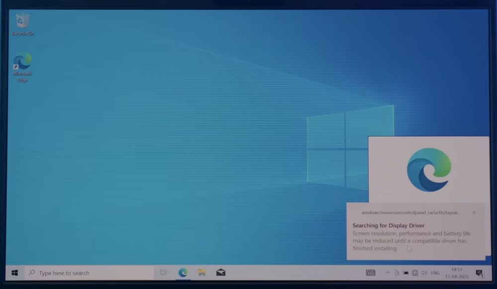Windows 10 Desktop — суулгалт амжилттай дууссан