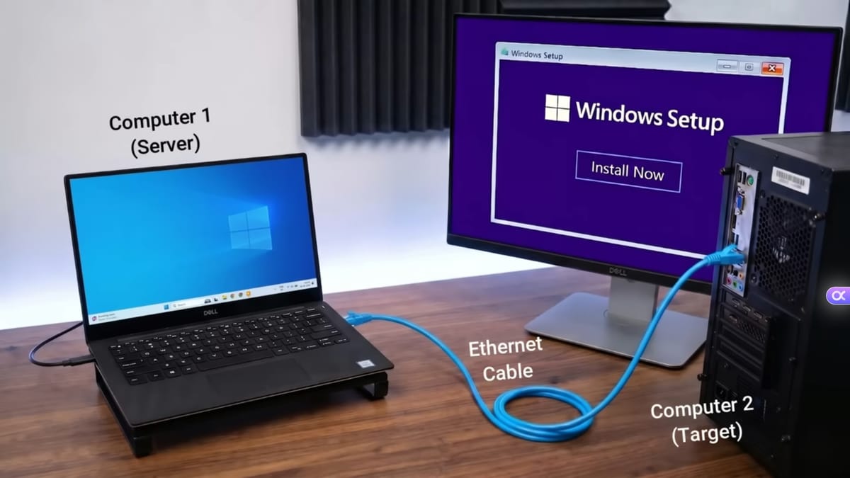 Флаш диск хайх шаардлагагүй: "Serva" програм ашиглан сүлжээгээр Windows суулгах заавар